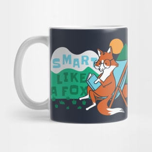 Cute Fox Cartoon // Smart Like a Fox Mug